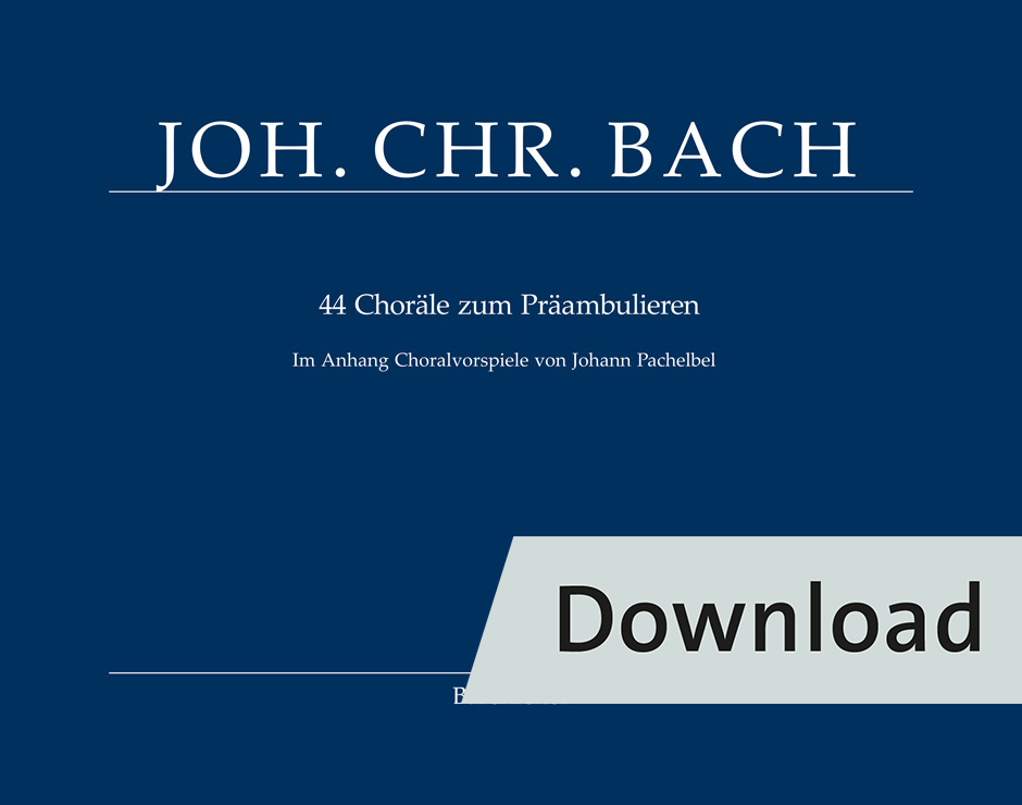 44 Choräle zum Präambulieren