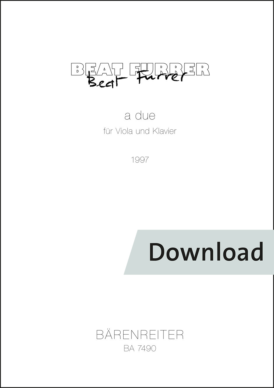 a due for Viola and Piano (1997)